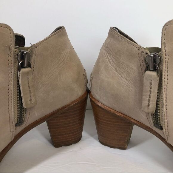 Sorel Nadia Boots Open Toe Heel Pump Booties Tan Taupe Size 8 NL2844-251 - Picture 3 of 11